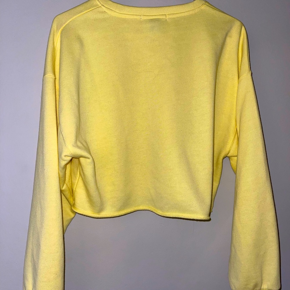 Yellow Crop Crewneck 💛